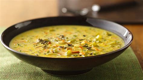 College inn homemade chicken soup. Wild Rice Soup recipe from Betty Crocker