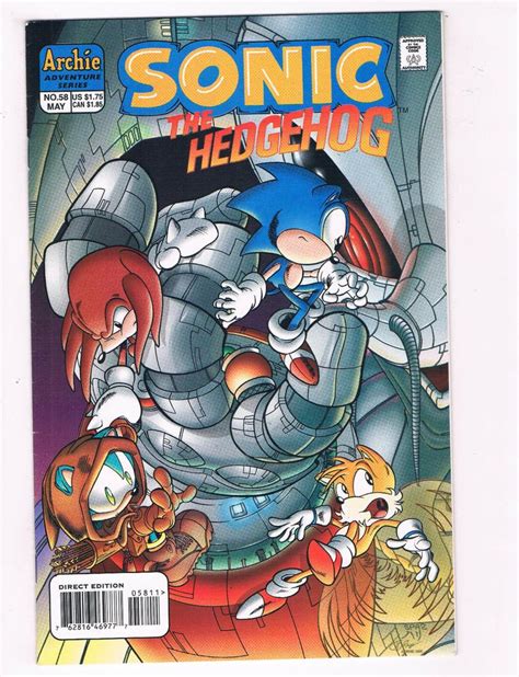 Sonic The Hedgehog 58 Nm Archie Comics Comic Book 1997 De27 1848414687