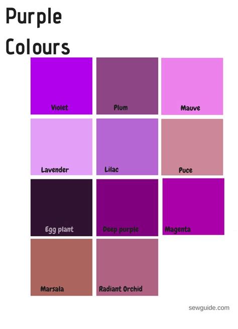 Color Names In Fashion Design An Easy Reference Guide For 100