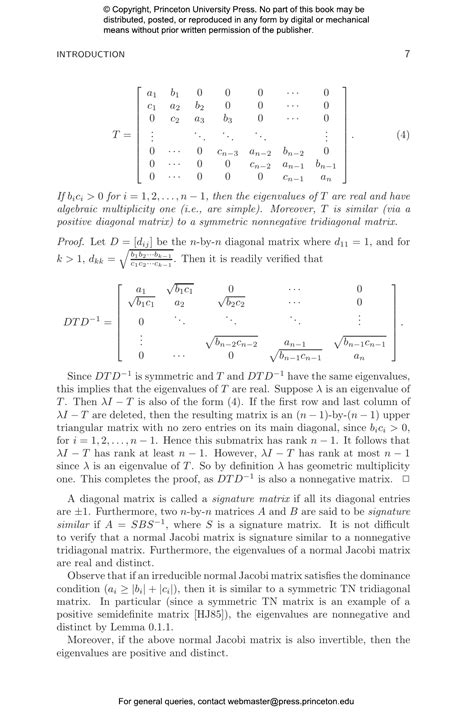 Totally Nonnegative Matrices Princeton University Press