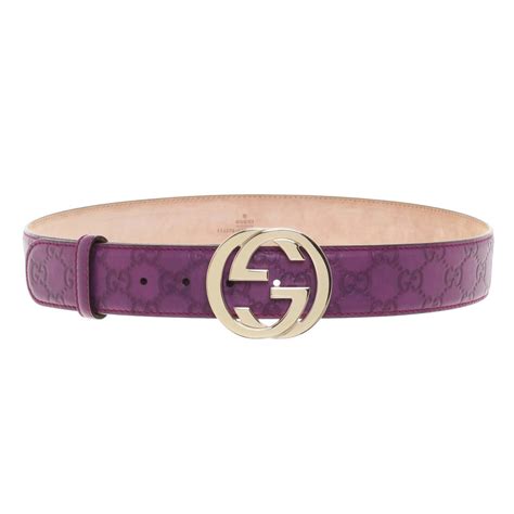 Gucci Belt In Purple Buy Second Hand Gucci Belt In Purple For €23000