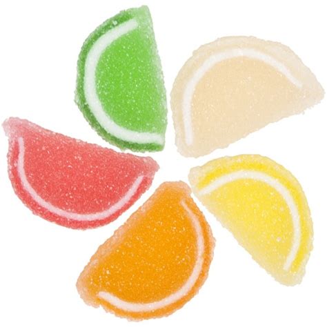 Jelly Fruit Slices Assorted Mini