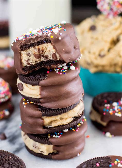 Cookie Dough Covered Oreos