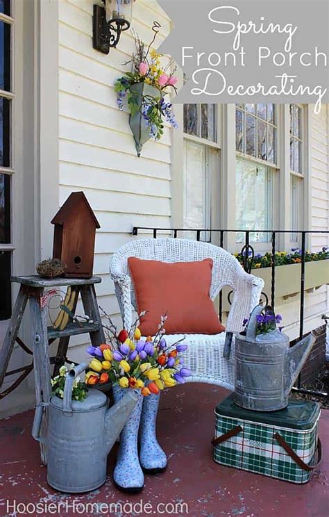 25 Inspiring Ideas To Freshen Up Your Front Porch For Spring Home Decor