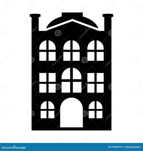 New House Simple Icon Stock Vector Illustration Of Graphic 79866974