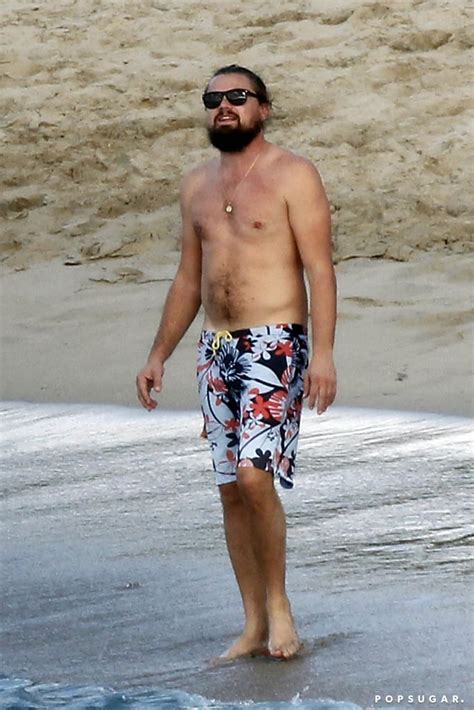 Leonardo Dicaprio Shirtless In St Barts Pictures Popsugar Celebrity