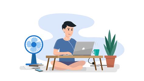 Work At Home Vector Art Icons And Graphics For Free Download