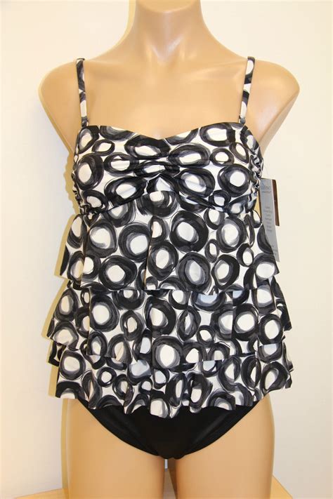 Nwt Ellen Tracy By Magicsuit Body Control Swimwear 2pc Tankini Set Ebay