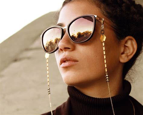 ファッション 2 pieces beaded glasses chain holder anti slip sunglasses retaining cord black t