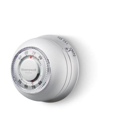 Honeywell Home Round Non Programmable Thermostat With 1h1c Single
