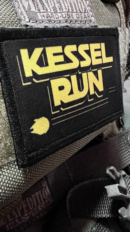 Star Wars Kessel Run Morale Patch Custom Hook And Loop Fastener