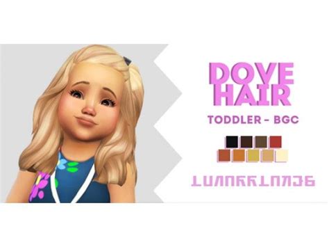 Dove Hair Sims 4 Children Sims 4 Toddler Sims