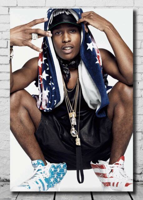 Asap Rocky Picture Rap Music Singer Hot Print Poster Fabric 14x21 27x40