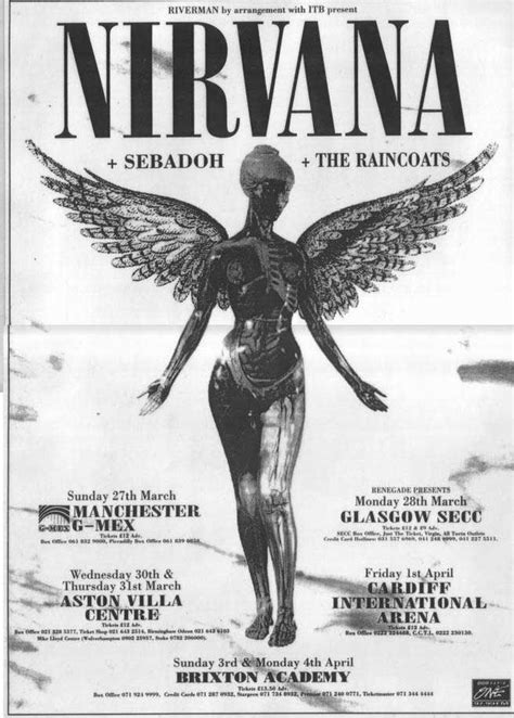Nirvana Com Imagens Bandas De Música Cartaz De Show Pôsteres De Rock