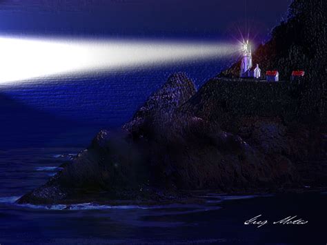 43 Lighthouse Christmas Wallpaper