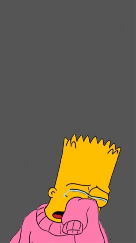 Bart Simpson Crying Drawing