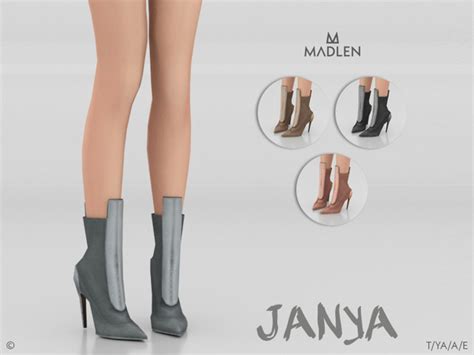 Madlen Janya Boots By Mj95 At Tsr Sims 4 Updates
