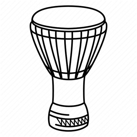 African Beat Drum Instrument Music Musical Sound Icon Download