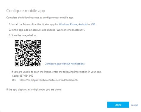 If prompted add your security information. Microsoft Authenticator app for mobile phones | Microsoft Docs