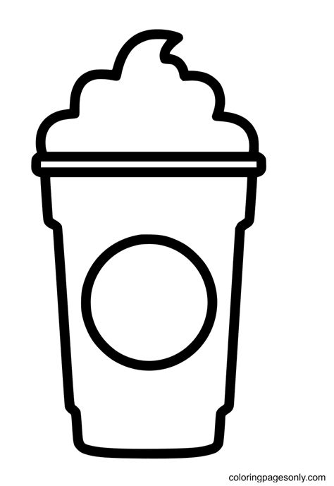 Frappuccino Starbucks Coloring Pages Starbucks Colori Vrogue Co