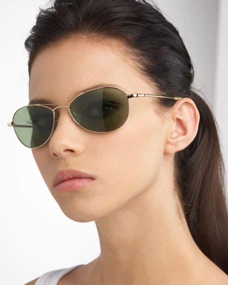 Oliver Peoples Aero Metal Sunglasses