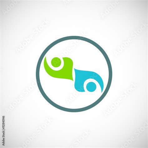 Partner Circle Business Logo Fichier Vectoriel Libre De Droits Sur