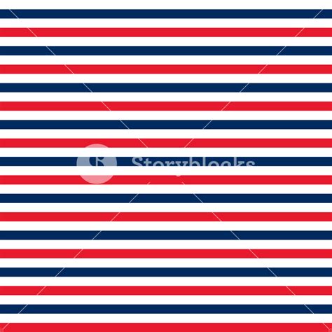 Nautical Red White And Blue Striped Pattern Royalty Free Stock Image