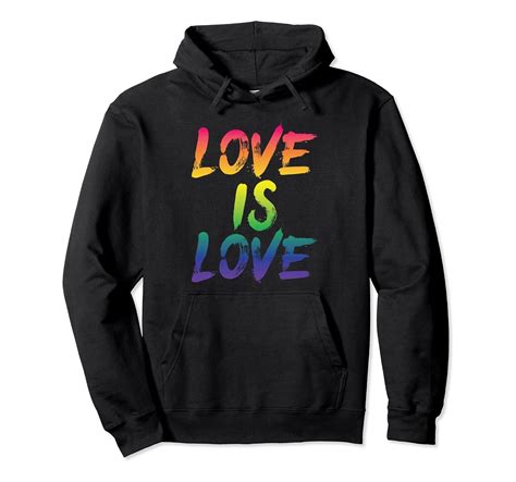 gay pride parade rainbow hoodie love is love sweatshirt 4lvs