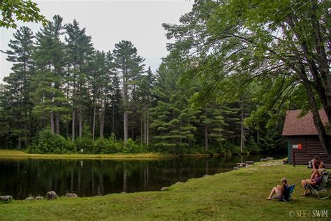 Each site also has a table, fire ring and grate. Moose Brook State Park - See Swim