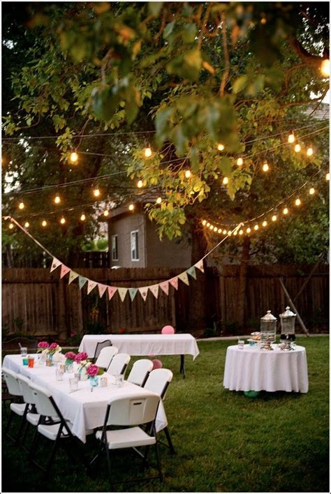 backyard party decoration ideas for adults diy garden party backyard party decorations