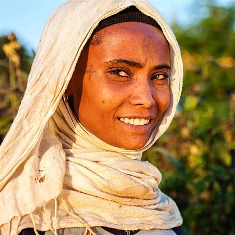 Vibrant Portrait Of Ethiopian Woman