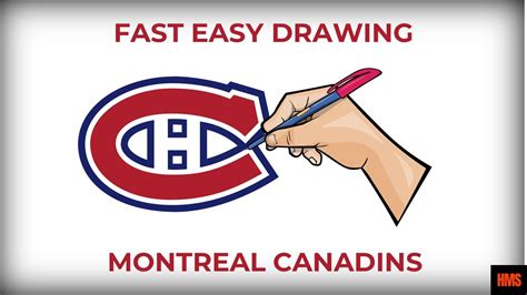 Easy Drawing Montreal Canadiens Logo How To Draw Nhl Team Logos