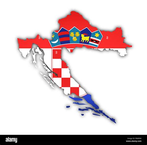 Map Of Croatia Immagini E Fotografie Stock Ad Alta Risoluzione Alamy
