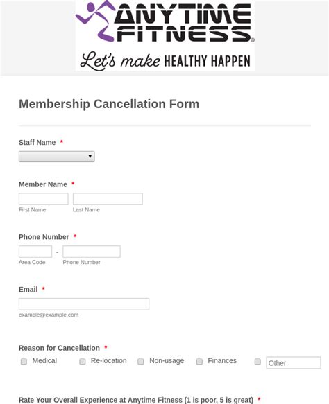 How To Cancel Anytime Fitness Membership 