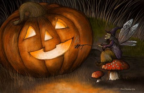 Happy Halloweenies By Chuckrondeau On Deviantart Halloween Fairy