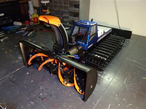 3d Printed Snow Blower Spyker Kat Tracked Vehicle