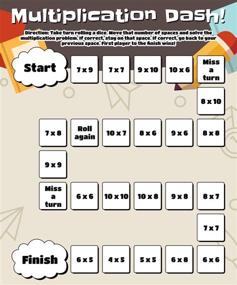 10 Best Printable Multiplication Board Games Pdf For Free At Printablee