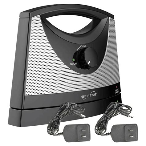 Serene Innovations Tv Soundbox Wireless Tv Speaker With Two Ac Adapters