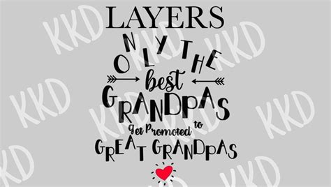 Only The Best Grandpas Get Promoted To Great Grandpa Svg Etsy Canada