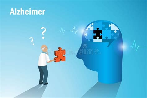 Dementia Alzheimer Diseases Memory And Brain Loss Elderly Man Hold