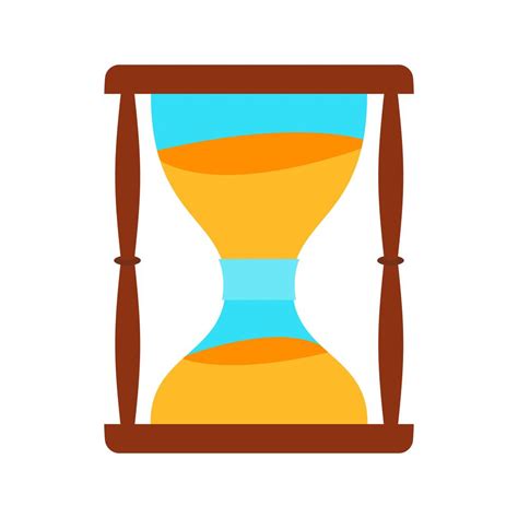 hourglass flat multi color icon 330052 vector art at vecteezy