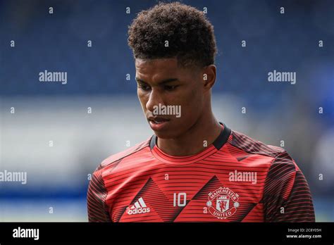 Marcus Rashford 10 Of Manchester United During The Pre Game Warmup