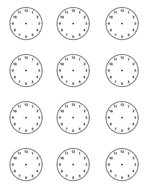 Blank Clock Face A Versatile Template For Timekeeping And Design