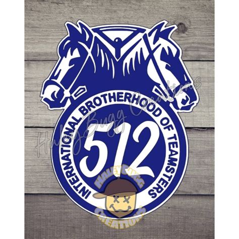 Teamster Old School Vinyl Decal 2 Color Decal Customize Etsy