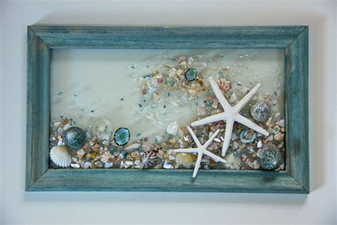 Check spelling or type a new query. Starfish Wave Wall Hanging, Beach Art with Shells, Shell ...