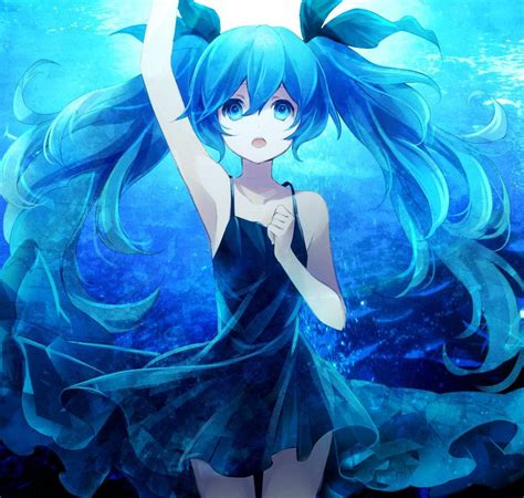 Underwater Miku Vocaloid Rawwnime