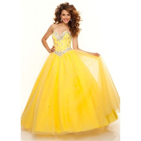 Yellow Prom Dresses Dressed Up Girl