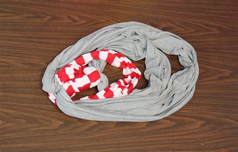 How To Tie A Scarf Double Scarf Anchor Diy Scarf Scarf