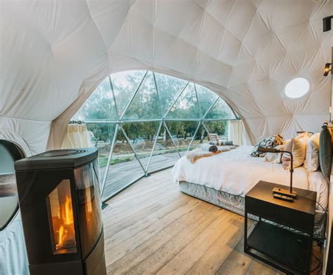 About Our Glamping Geo Dome Accommodation From Cross Hill