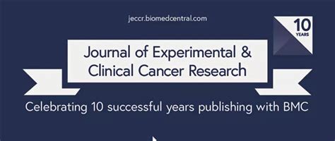 Journal Of Experimental And Clinical Cancer Research创刊十周年！—论文—科学网